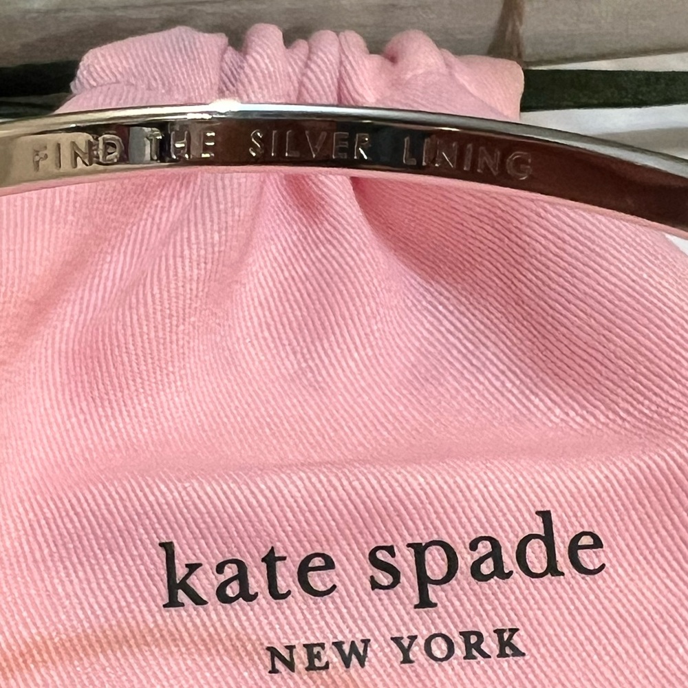 Kate Spade Silver Bangle Bracelet - Picture 8 of 12